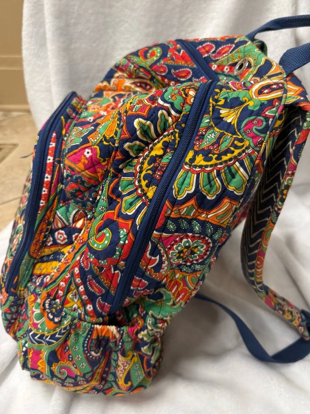 Vera Bradley Venetian Paisley Quilted Backpack